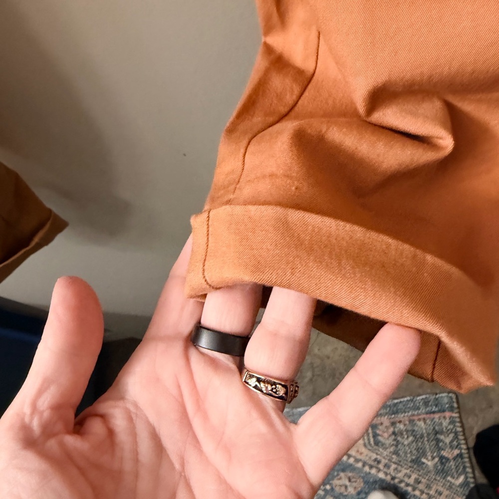 Loft Tan Skinny Ankle Sailor Trousers Size 8 - Picture 9 of 13